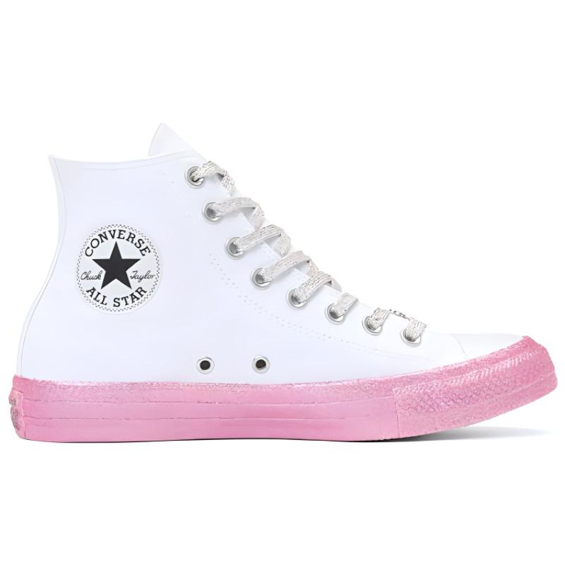 Converse All Star High Miley Cyrus White Pink (Unisex) Canvas Shoes 162239C