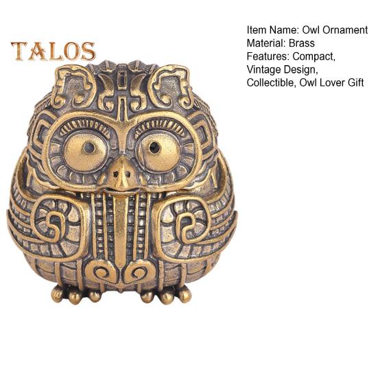 Винтажная фигурка совы, мини-курильница в виде совы с крышкой, коллекционное украшение в виде совы для дома, гостиной, офиса, стола, книжной полки, декор