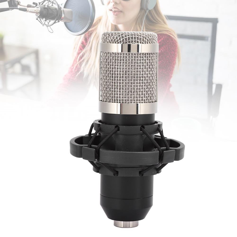 Проводной компьютерный конденсаторный микрофон со стойкой для прямых трансляций, караоке, записи