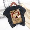 Cute Chopper Cartoon Print Kids TShirt Adorable Anime Character Design Childrens Short Sleeve Tee Perfect for Litt