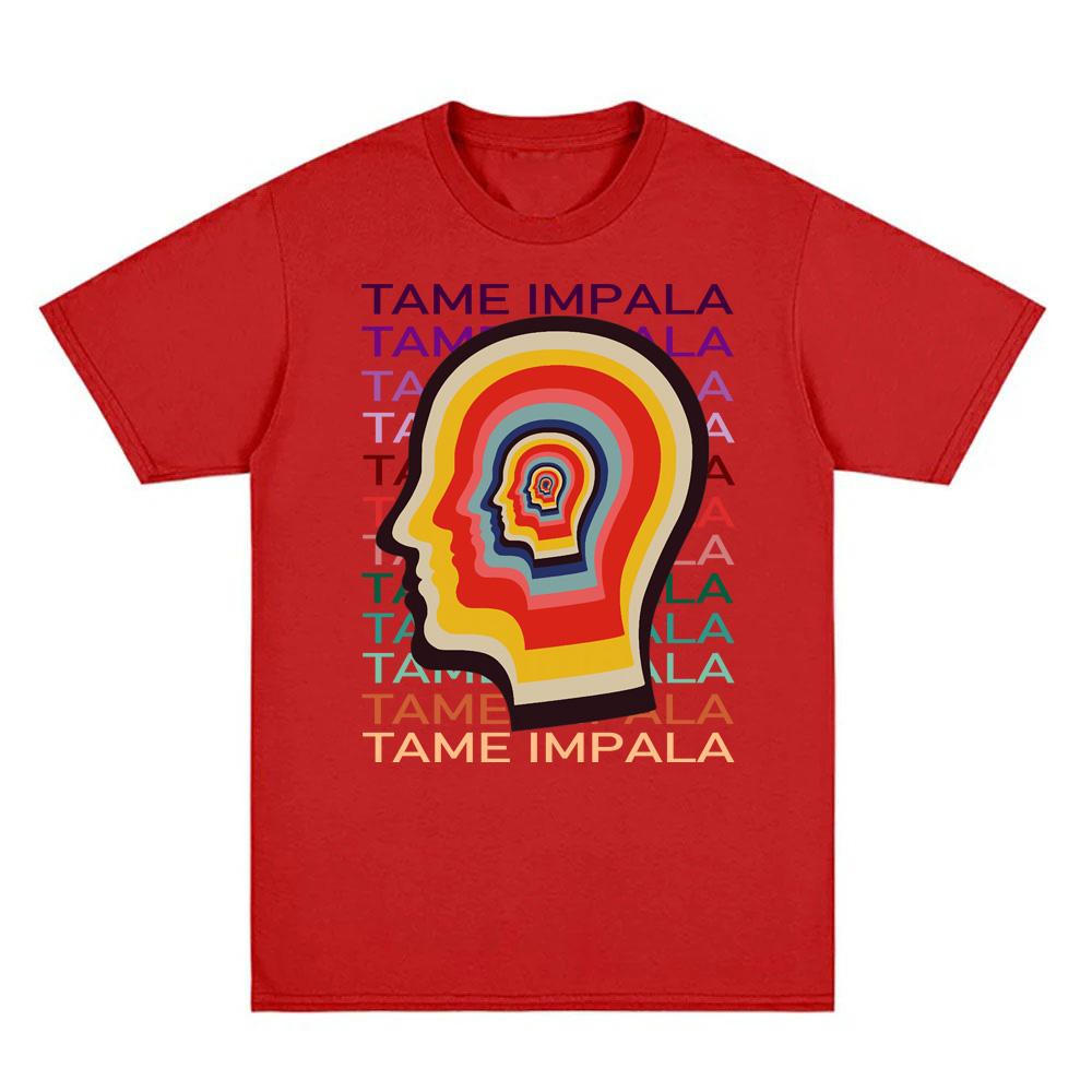 Tame Impala Trend T-Shirt New High Quality Album Tee-shirt Sleeve 100% Cotton Gothic Tshirt Round Neck Summer Tee Tops