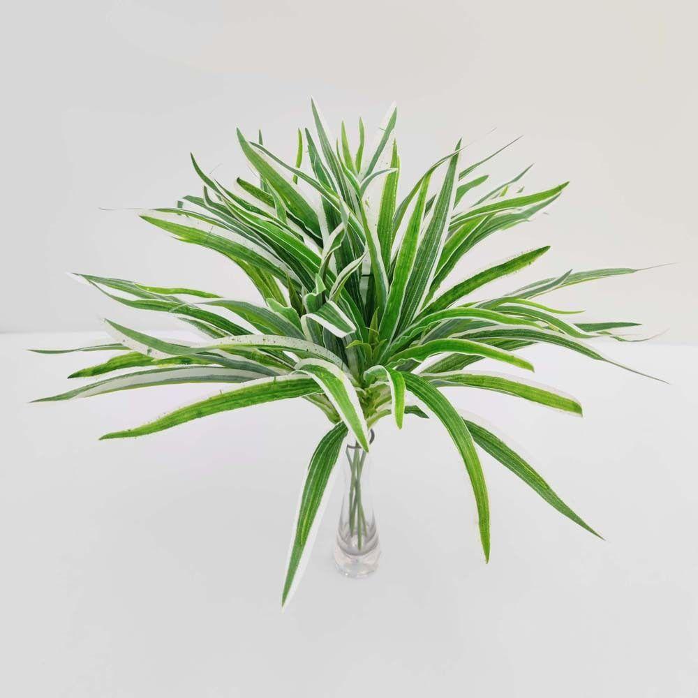 Green Plants Artificial Chlorophytum Plants Plastic Fake Plant  Home Garden Decor