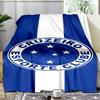 1PC Cruzeiro Esporte Clube Printed Soft Flannel Blanket Throw for Adult Bedroom Living Room Sofa Camping Travel Fan gifts Christmas Gifts
