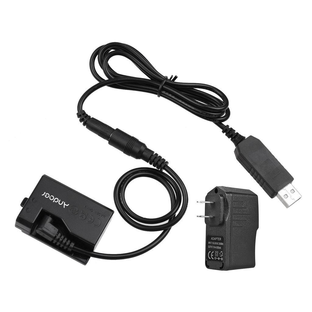 Andoer Ack-E10 5V USB Заглушка Батареи DC Муфта (Замена для Lp-E10) С адаптером питания, совместимым с Canon Eos Rebel T3T5