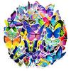 50 Butterfly Graffiti Stickers Suitcase Guitar Refrigerator Skateboard Graffiti Stickers Waterproof Creative