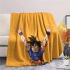 Son Goku  Print Flannel Blanket, High quality Comfortable for All Seasons, Home Decor, Warmth and Comfort