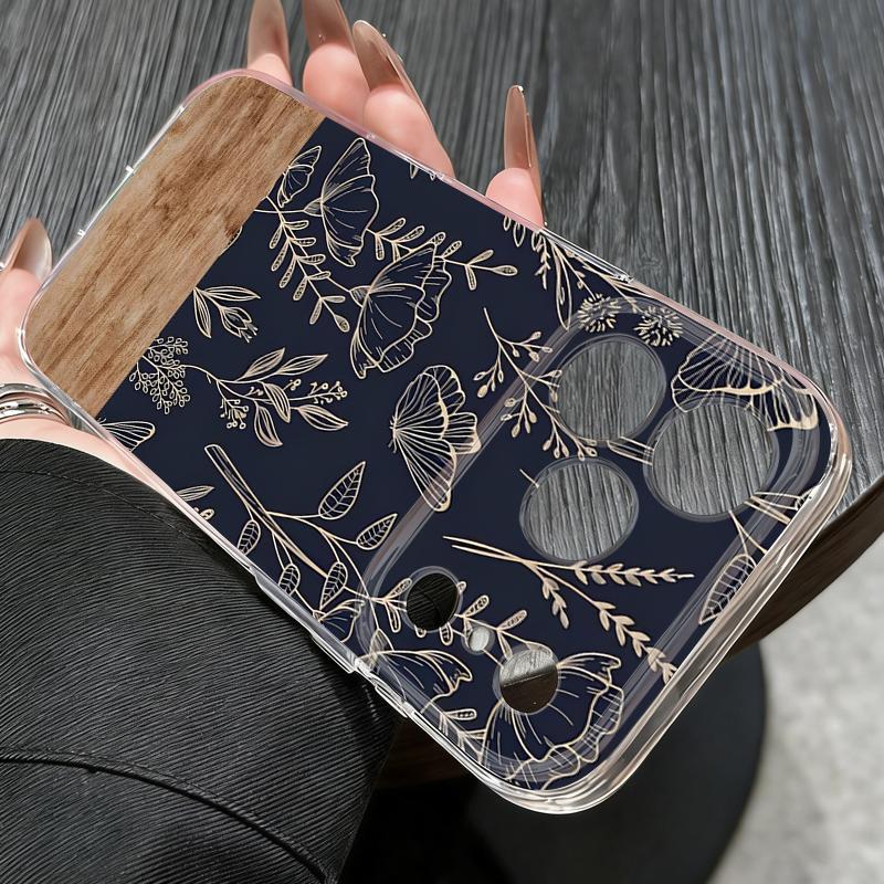 Прозрачный чехол для телефона с рисунком розовых цветов для iPhone 17e 17 16 15 14 13 Pro Max 17 16 Pro 16e 12 11, прозрачный, ударопрочный, мягкий чехол