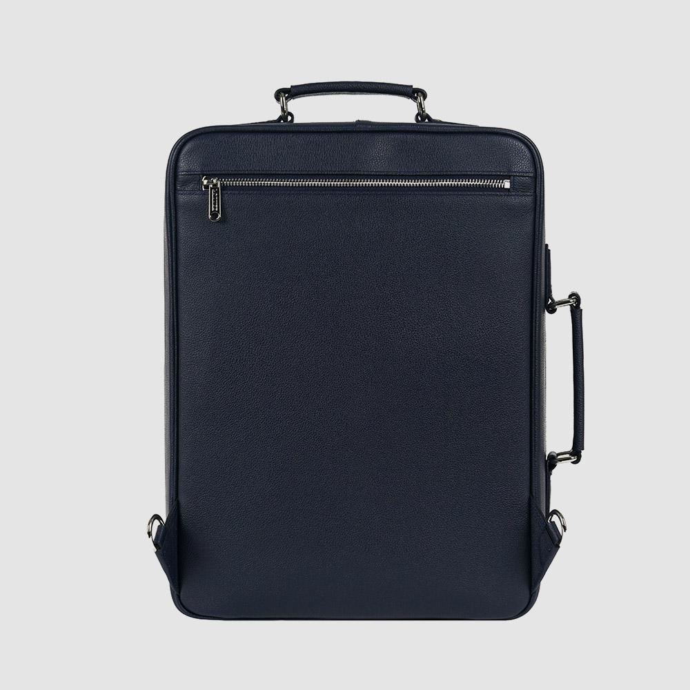 Lotuff Men'S Leather Multi Backpack Lo-1010 Nv