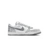 Nike Big Cloud Pattern Auspicious Qilin PU Slip Resistant Low top Casual Skateboard Shoes Unisex Gray White 355152-106(Team239-)