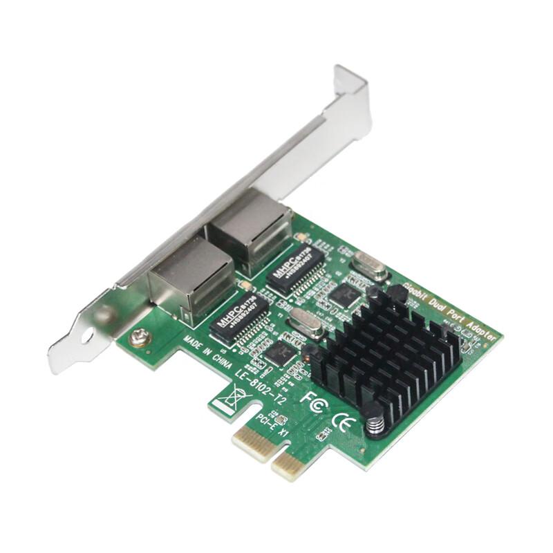 Двухпортовая гигабитная серверная сетевая карта PCIe MOGE (Китайская версия)