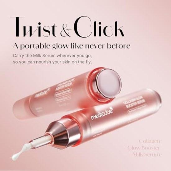 Medikube Collagen Glow Booster Serum Plump High Concentration Wrinkle Peptide Hydrated Skin Dull Extremely Dry Korean Skincare