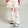 Ruffles Warm Leg Cover Bow Children's Long Socks Kawaii Leg Warmers Socks  Y2k Girls