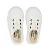 Victoria Shoes Kids Inglesa Washed Cotton Sneakers White 106627 Blanco