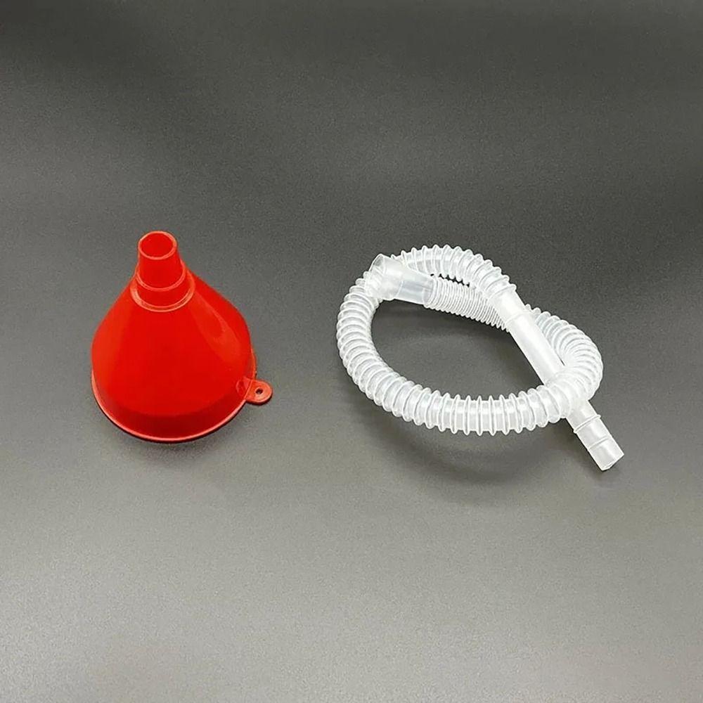 1Pcs Plastic Oil Funnel with Detachable Hose Filling Funnels Car Motorcycle Engine Gasoline Oil