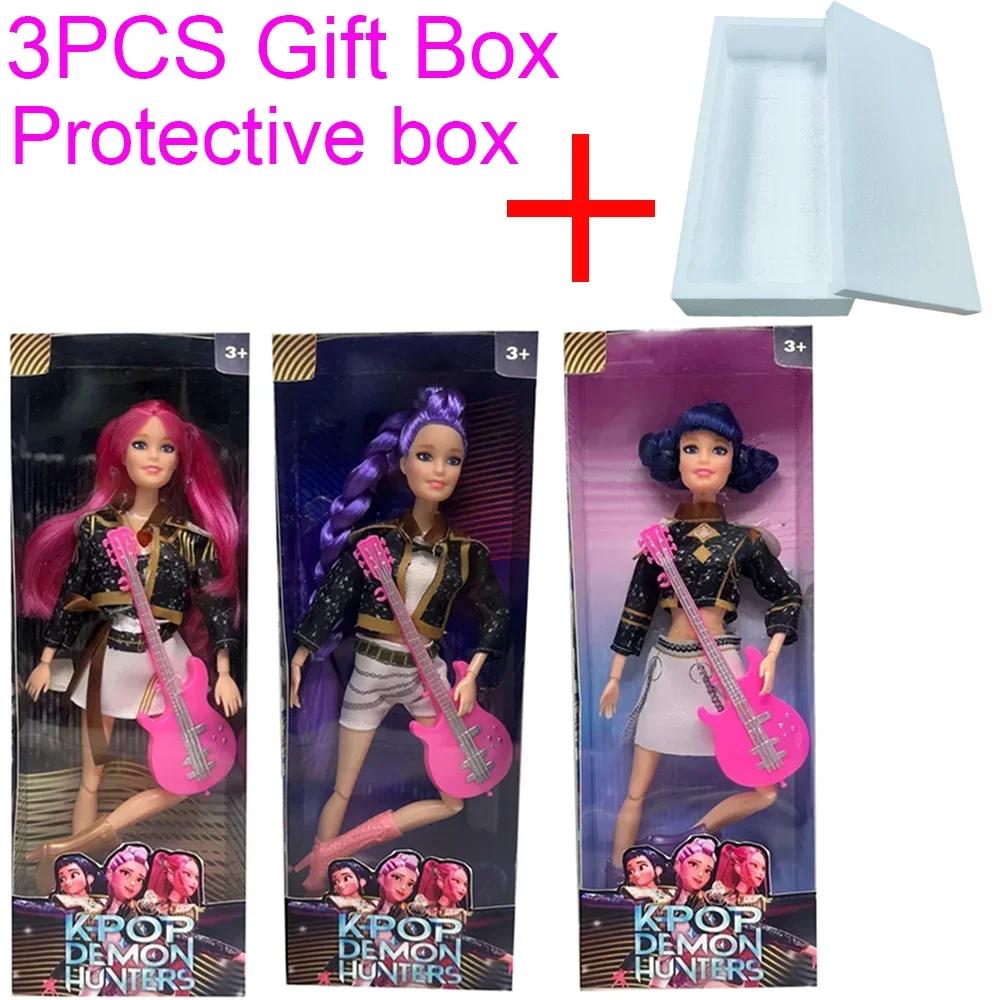 Корейская волна женская группа K-POP Охота на ведьм Кукла Руми Мира Зои Игрушка Виниловая кукла Рождество Детский подарок на день рождения