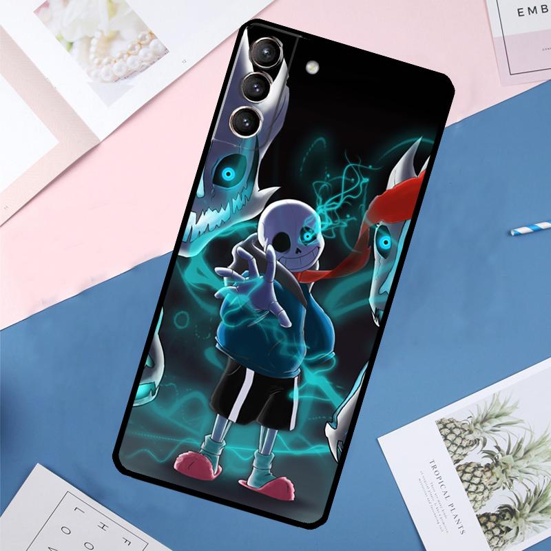 Чехол Undertale Sans для Samsung Galaxy S23 S22 S24 Ultra Note 20 S20 S21 FE S9 S10 Note 10 Plus Задняя крышка