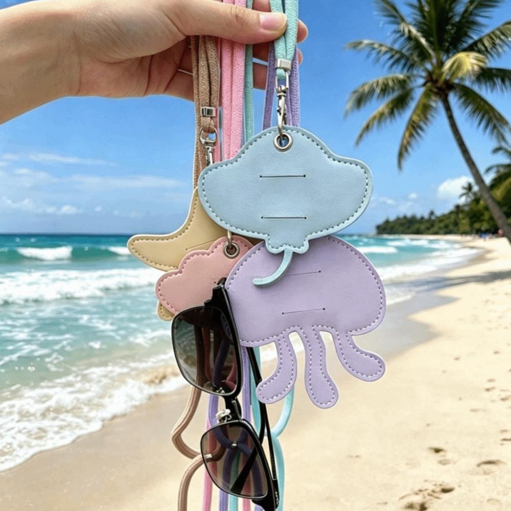 Hanging Rope Hanging Neck Sunglasses Clip Portable Starfish Necklace Vacation