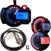 Motorcycle Speedometer 7 Colors LCD Digital Odometer for KOSO RX2N MAX 299KM/H Moto Dashboard Motorcycle Speedometer Meter
