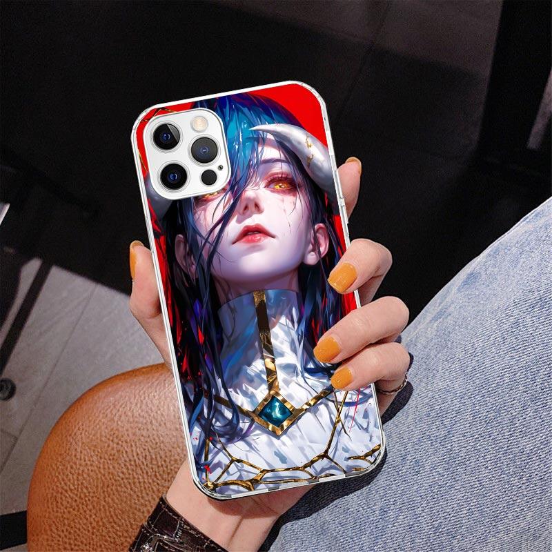 Чехол для телефона Albedo Overlord Anime для Iphone 17 Air 16 11 12 13 Mini 14 Plus 15 Pro Max 7 8E SE 2020 16ProMax Чехол для телефона Coque 1