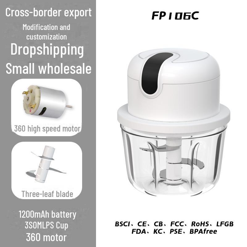 Электрическая измельчитель и чесночница: Многофункциональная автоматическая мясорубка для чеснока и мяса