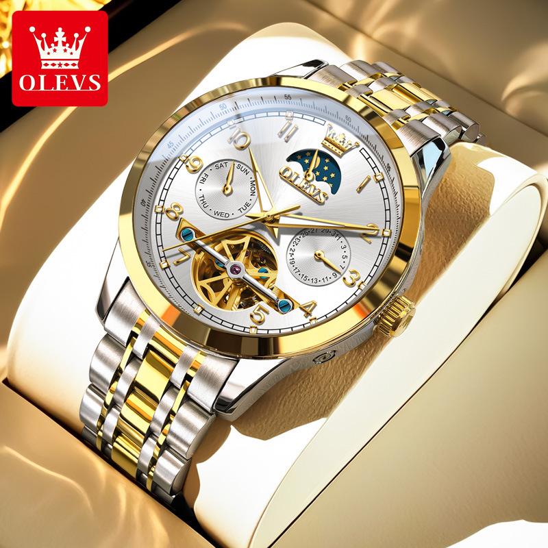 Чжан Чжилинь представляет механические часы Oliss Luminous с многофункциональным полым дизайном для мужчин