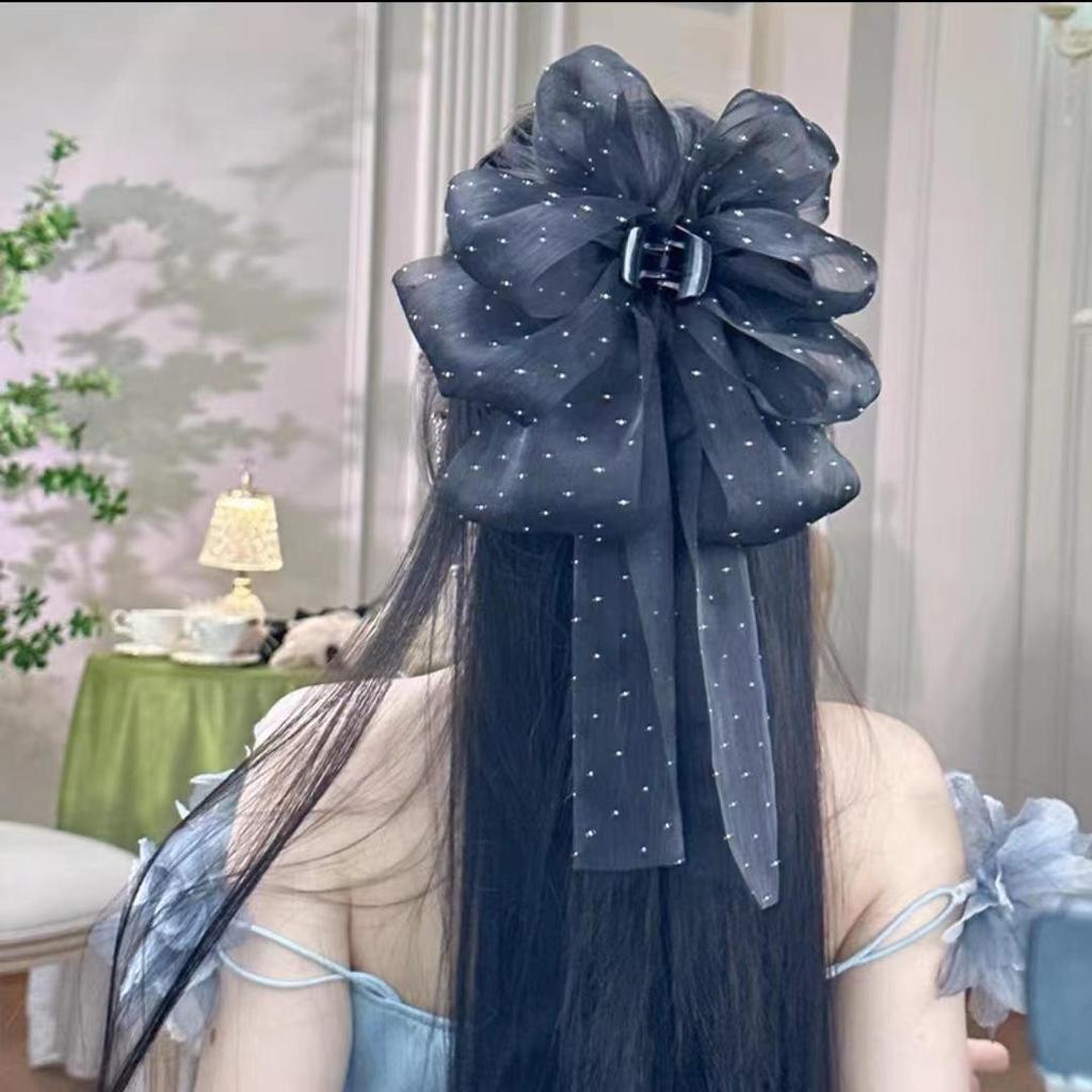 Заколка для волос с кисточками и бантом в лесном стиле — элегантный головной убор для женщин