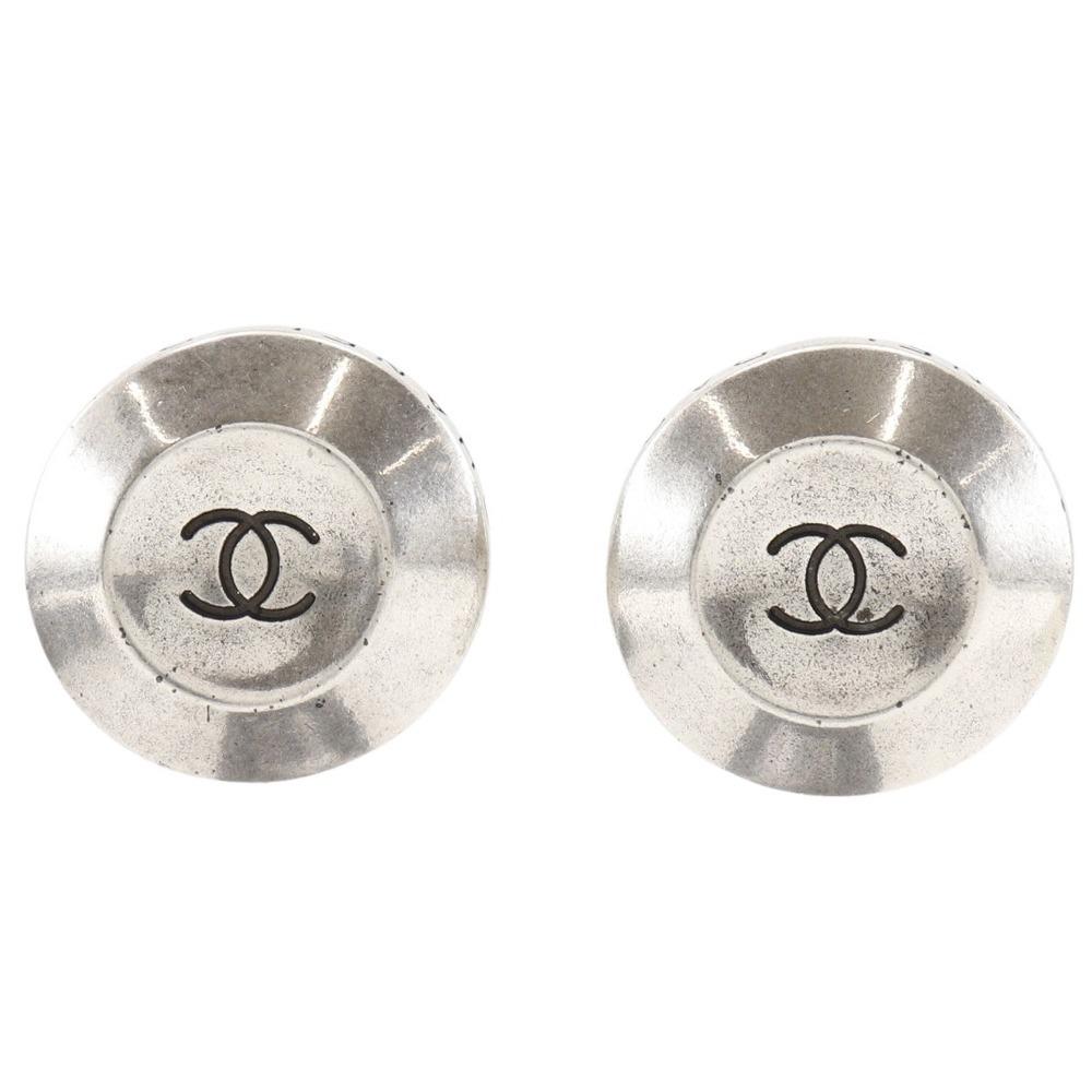 Chanel Серьга COCO Mark Серебристый металлик 19,1 г Женская Б/У