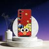 Sesame S-Street Cookie Elmo Phone Case For Samsung Galaxy A73,A72,A71,A70,A53,A52,A51,Others Soft Black Cover