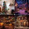 Christmas String Lights Outdoor, 196 FT 600 LED String Lights with 8 Lighting Modes Timer, Waterproof Christmas Decorations for Party Yard Garden