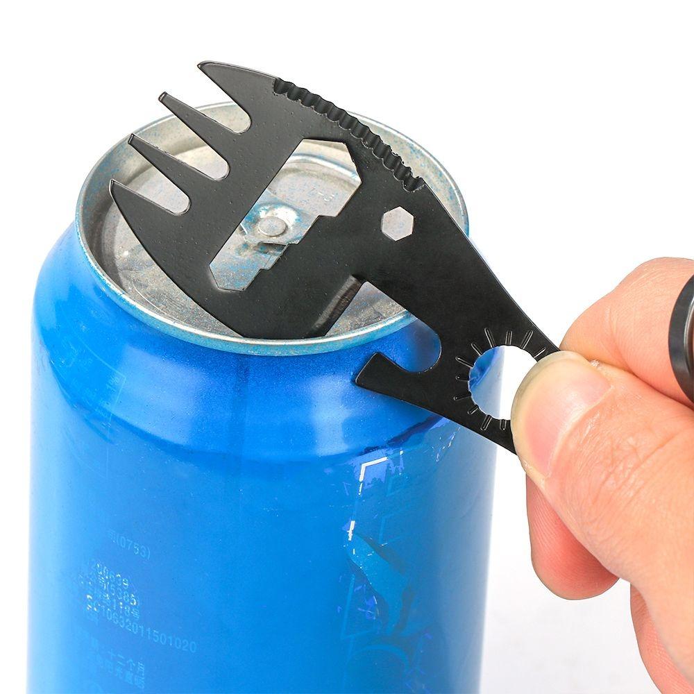 Multi-function Bottle Cans Opener Stainless Steel Multifunctional Spork  EDC Survival