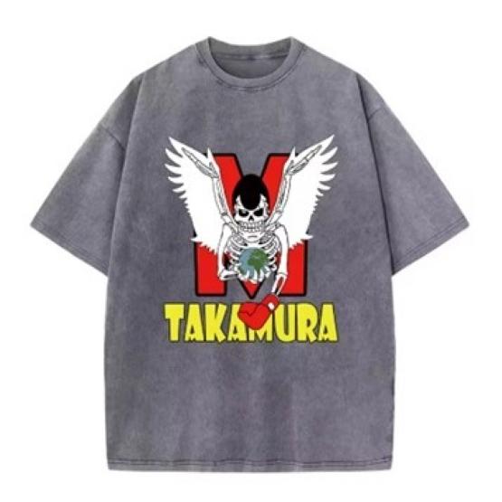 T-shirt Ippo Takamura Skull Cartoon Animation MMA Boxing Muay Thai Kickboxing Print 3D Training Short Sleeve Fitness Gym Workout Sport Unisex