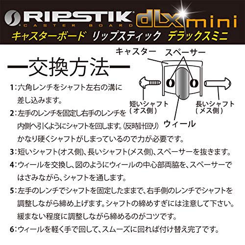 Диски RANGS Japan, 2-составные, Белые (Цвет обода выбрать нельзя), Замена для Ripstik Deluxe Mini, 68 мм