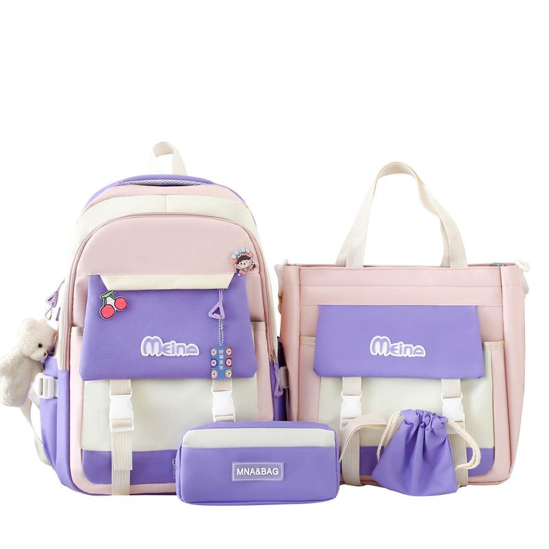 Школьный рюкзак для девочек, школьный рюкзак большой емкости для школьников