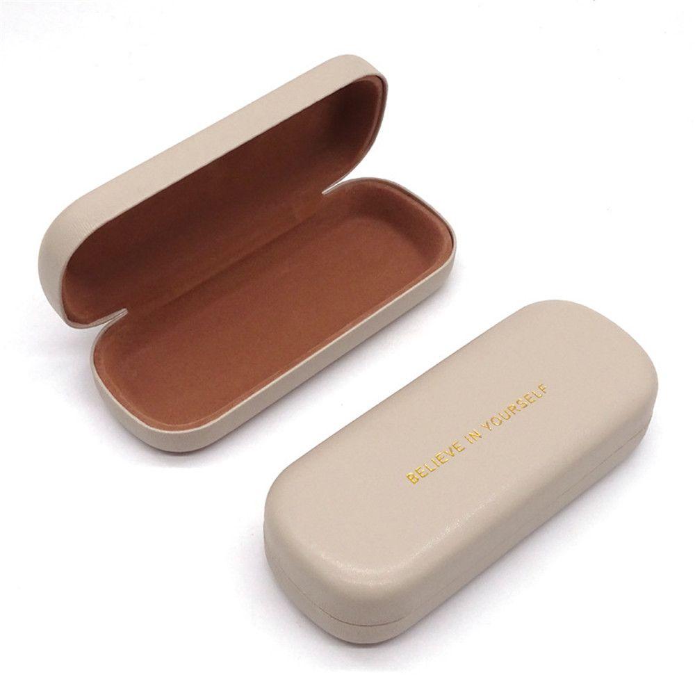 Fashion Waterproof Portable Glasses Box PU Leather Large Capacity Eyeglasses Case