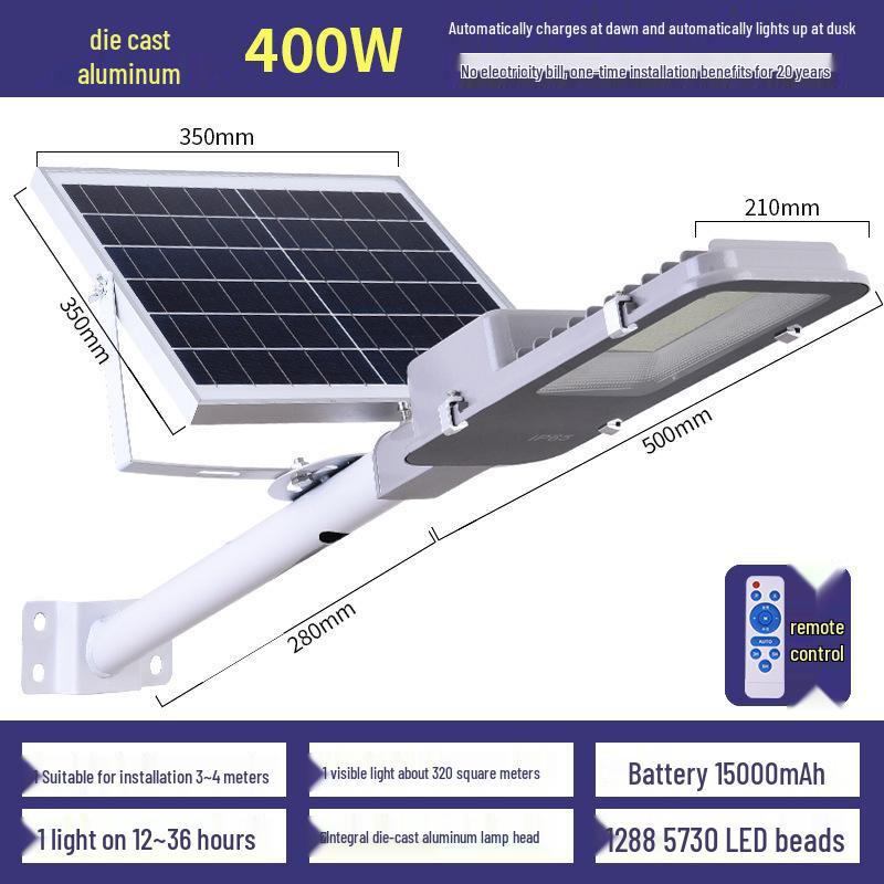 Уличные суперяркие солнечные фонари для улицы и двора - Водонепроницаемые для использования во дворе и дома