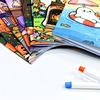 Набор для раскрашивания для детей с плотной бумагой, 8 шт., Хэллоуинский мультяшный альбом, Милые иллюстрации призраков и тыкв, Набор художественных принадлежностей для подарочных пакетов, Сувениры