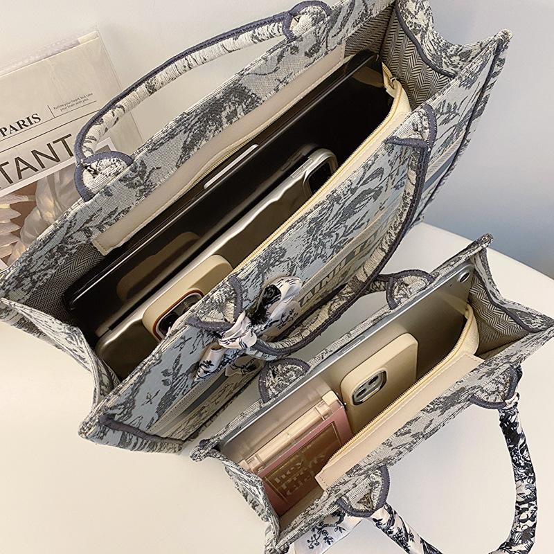 Новая высококачественная сумка-тоут контрастного цвета с бабочками, размер шелкового платка, ручная женская сумка