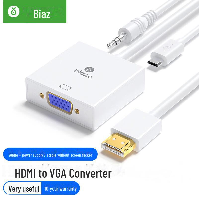 Адаптер Biaz 4K Type-C - HDMI с зарядкой 60 Вт для компьютеров, телефонов и телевизоров