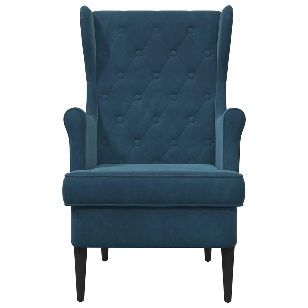 Armchair Blue Velvet