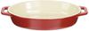Staub Dish Cherry Ceramic Gratin Dish Oven Microwave Safe Japanese Dish "Oval 17cm" [Authorized Product] 40508-581