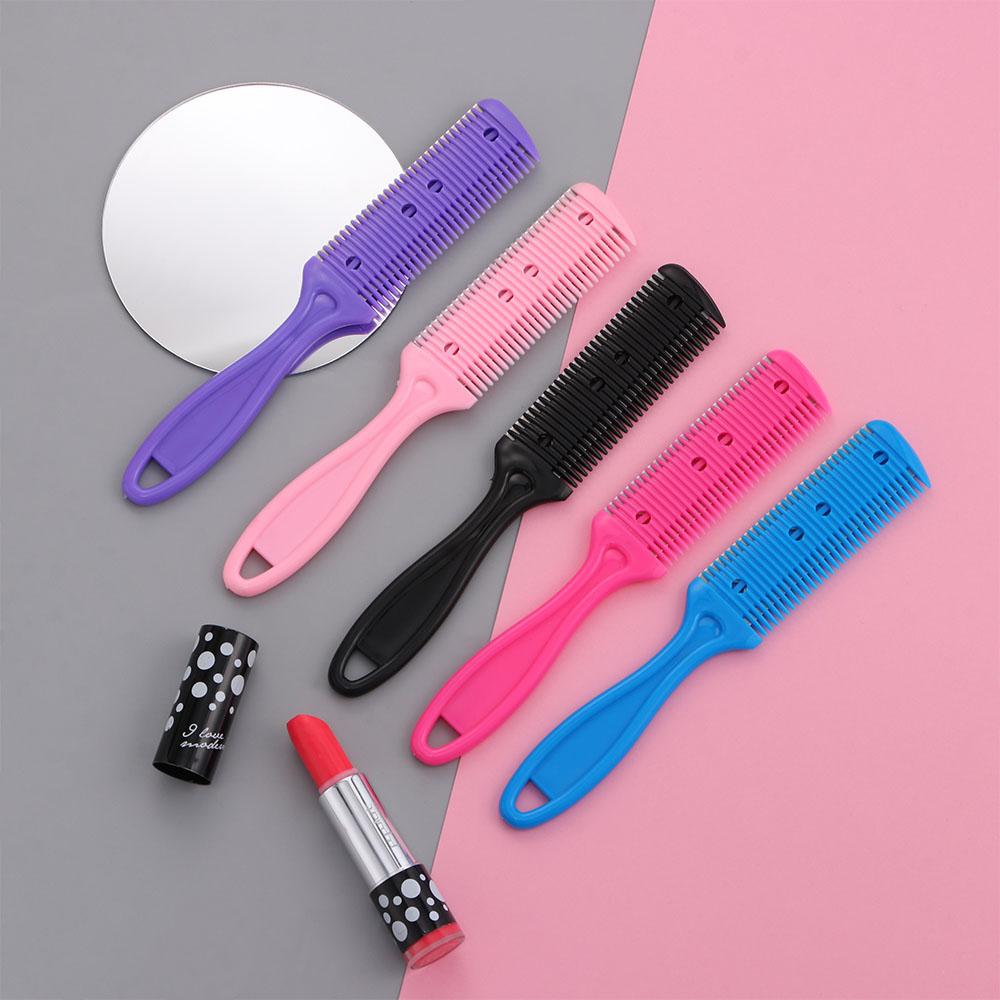 Men Blade Razor Professional Hairdressing Tools Double Sided Razors Hair Razor Comb Magic Blade