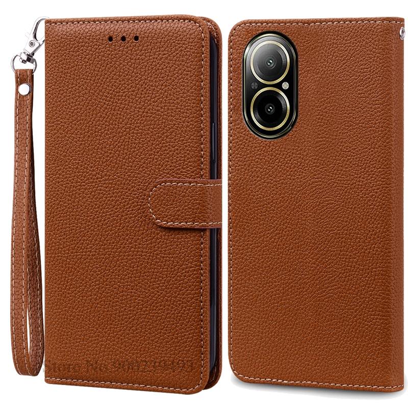 Для Realme C67 4G чехол-книжка с откидной крышкой из кожи для Realme C67 чехол-подставка чехол-книжка Coque для Realme C67 чехлы для телефонов Fundas