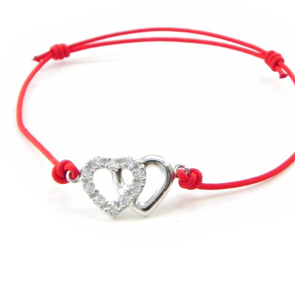 Les Trésors De Lily [I9110] - Красный серебряный браслет «Любовь»