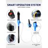 SMART JERRY - Battery Operated Fuel Pump | Electric Oil Transfer Pump For Gasoline, Diesel, Water, Transmission | 3 GPM Hand Pump With Locking Clip