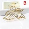 Exquisite Rhinestone Butterfly Hair Claw Clips for Women Elegant Pearl Hair Crab Barrette Headwear WOMAN HAIR CLIP Ponytail Clip