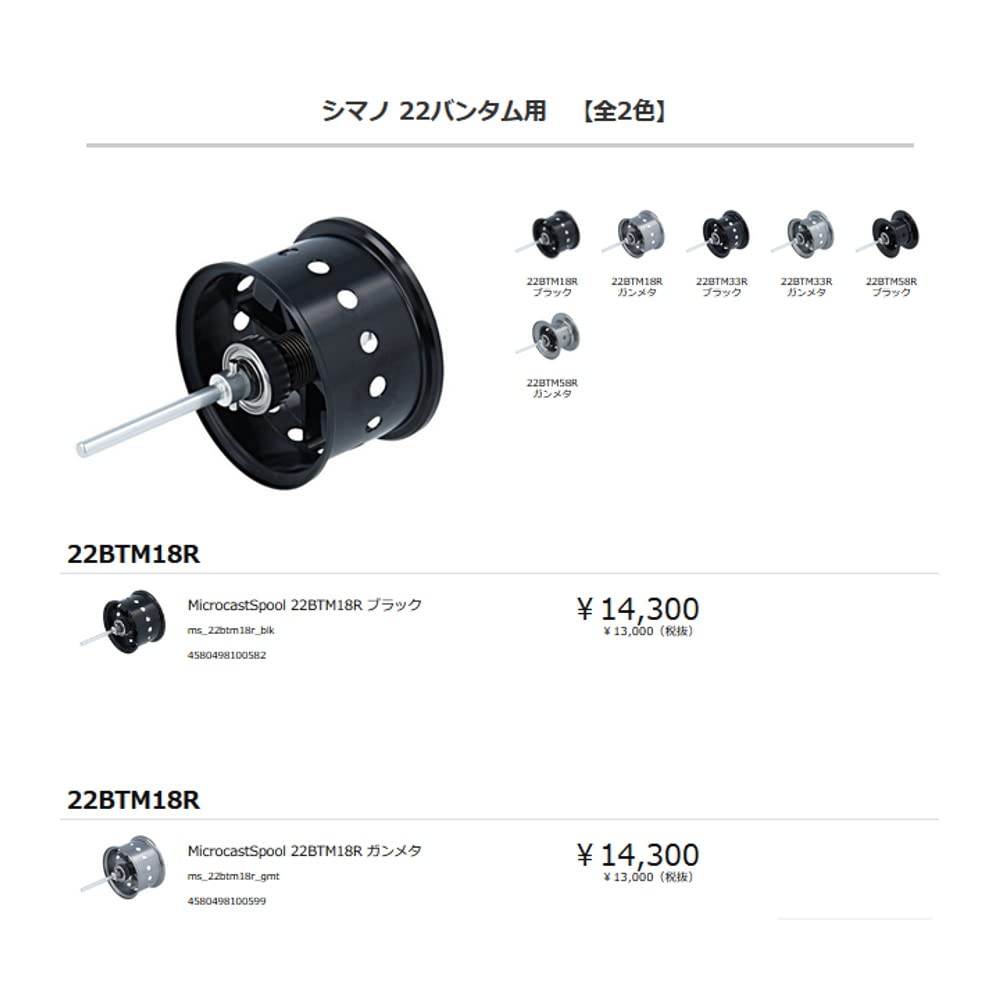 Avail MicrocastSpool 22BTM18R Черный