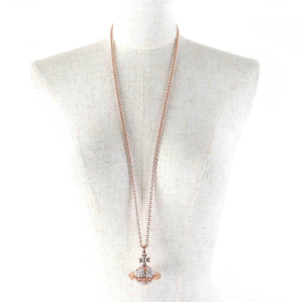 Excellent Vivienne Westwood Necklace Mayfair Large Orb Pendant 63020050-G118-M Used