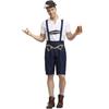 Германия Мюнхен Мужской костюм для Октоберфеста кос пивной костюм сценический костюм, мужской комбинезон костюм на Хэллоуин