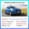 Козырек на окно для Kia Sportage QL 2017~2024, автомобильный дефлектор, дымовой козырек, боковой солнцезащитный козырек, дефлектор, тент, укрытие, внешние аксессуары