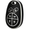 Suitable for Toyota Keychain Cover,Soft TPU Car Key sleeve,Compatible 2004-2018 Toyota Sienna Avalon Highlander Sequoia Solara Tacoma